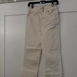 RE/DONE VINTAGE WHITE JEANS